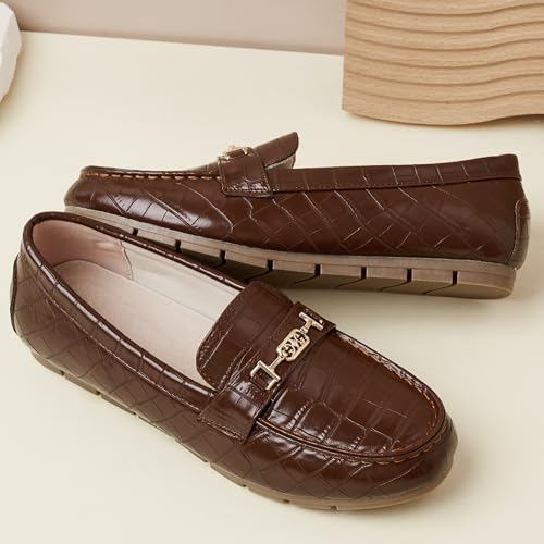 Image of Women's Loafer Shoes Leisure Slip On Work Shoes Comfort Walking Flats