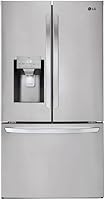 LG 36 Inch French Door Refrigerator 28 cu ft Smart WiFi ThinQ Slim SpacePlus Ice PrintProof Stainless Steel