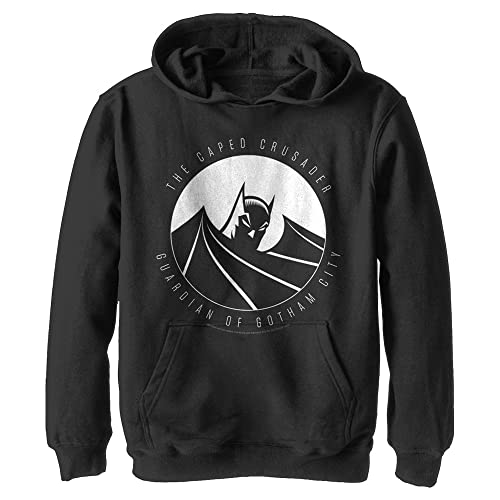 Sweat à capuche Batman enfant DC Comics noir avec cape amovible pour garçon