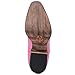 Choiran Pink Cowboy Boots for Women - Embroidered Cowgirl Boots Western Mid Calf Fashion Chunky Heel Pointed Toe Country Boot 7