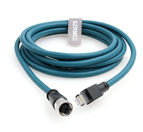 Cable Ethernet Cat6A M12 X-Code 8Pin a RJ45 2m miniatura 2