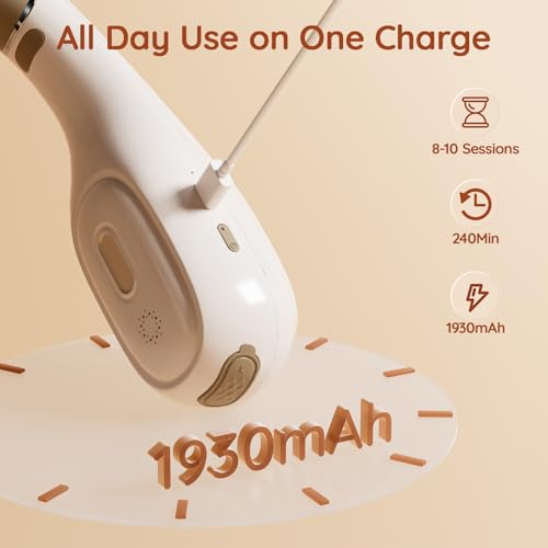 Image of NCVI Wearable Breast Pump, Neckband Style Hands-Free, with Slim Cups