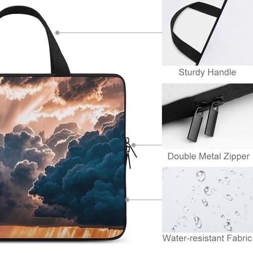 Housse de protection pour ordinateur portable 15 pouces pochette tablette nuage