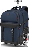 MATEIN Mochila con Rueda Adulto, Mochila Grande 50L Antirrobo Impermeable