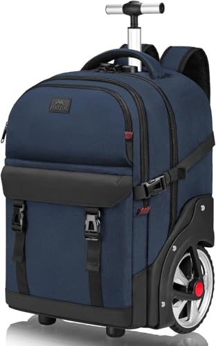 MATEIN Mochila con Rueda Adulto, Mochila Grande 50L Antirrobo Impermeable