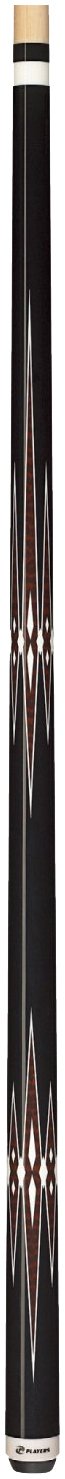 Pure XHXT4 Midnight Black with Snakewood and White Double Star Graphic Design Technology Pool Cue