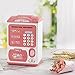 ATM Piggy Bank for Real Money, Coin/Safe Bank, for Kids Boys Girls, Electricity Saving Box, Pink Cute Stuff Toy Birthday Gift for Girls