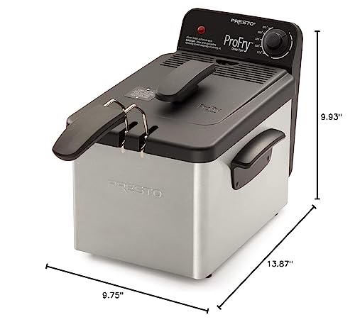 National Presto 5461 Stainless Steel Pro Fry Immersion Element Deep Fryer,Silver thumb #8