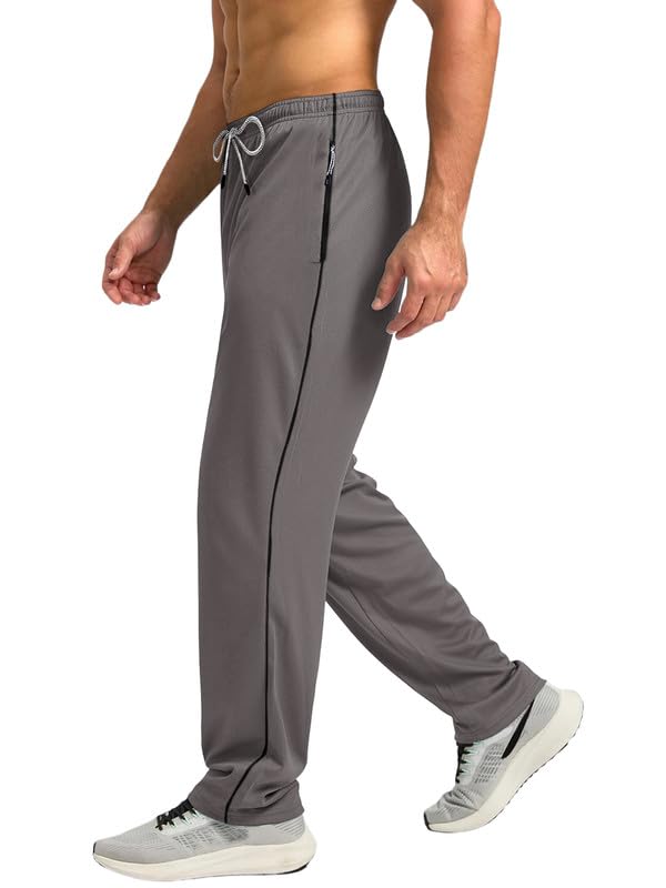 Image of Pinkmint Men's Combo Casual Trousers l Stylish Side Pocket with Zip l Lightweight & Comfortable Troser Pant for Summer (Pack of 2)