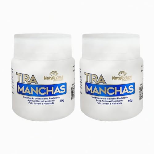 Kit 2 Creme Tira Manchas Natyflora 50g Ação Anti-envelhecimento