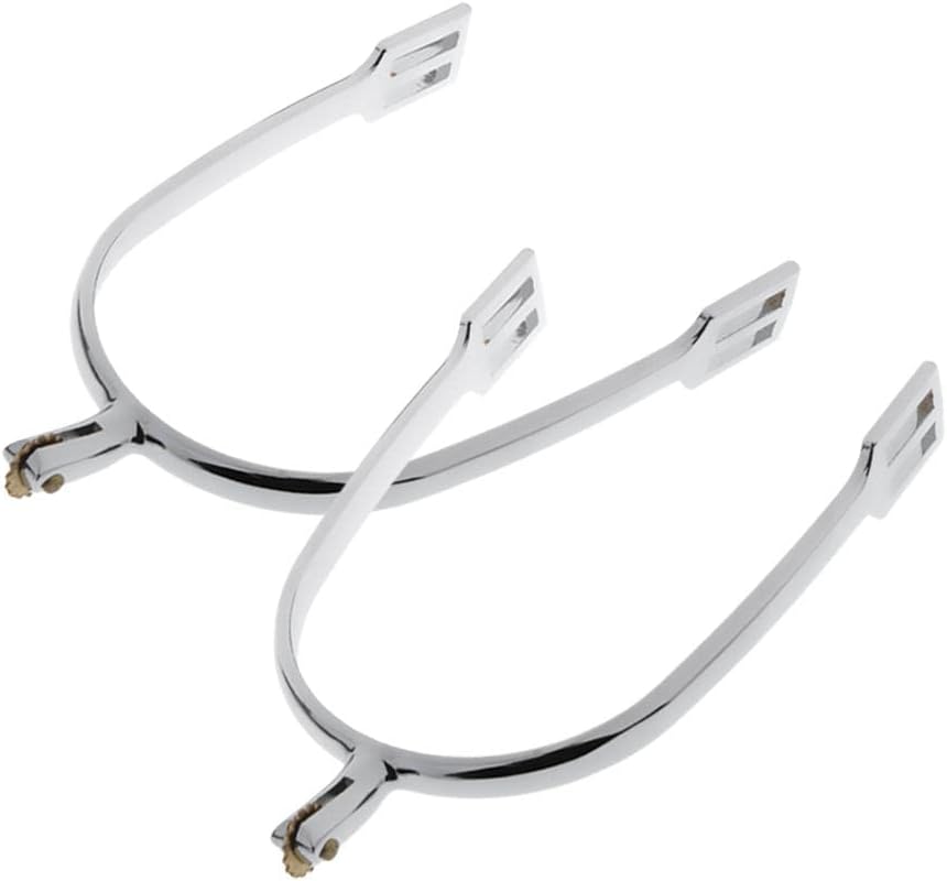 2 Pieces Horse Equestrian Accessories Equestrian Training Riding Mens Zinc Alloy Sturdy Suitable for Men’s Riding