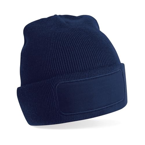 Beechfield - Patch Beanie - French Navy