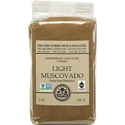 India Tree Light Muscovado Sugar, 1 lb. Cover