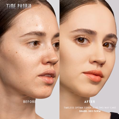 Image of Timeless Optima Cover-Blur Matte Powder Foundation 003 Fawn | Buildable Full Coverage, Up to 16H Oil Control Long Wear, Waterproof, Pore-blurring Foundation Makeup for Base, Set, Touch Up