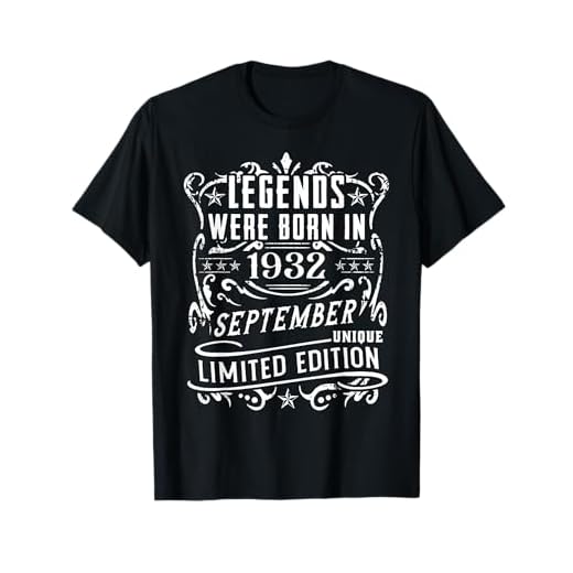 Cumpleaños Septiembre 1932 Edición Limitada Regalo Vintage Camiseta
