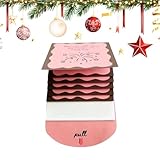 Handmade Christmas Holder – Waterfall Pull-Out Gift Booklet | DIY Personalized Organizer – Decorative Birthday Holiday Memory Keepsake for Storing Sentimental Greetings from Family Celebrations