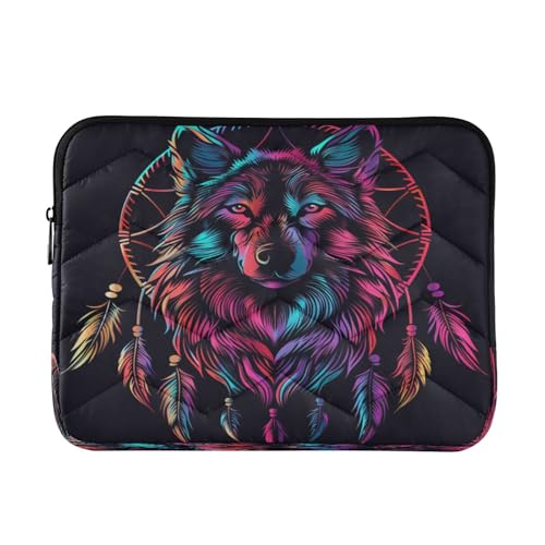 Funda portátil ALAZA Dreamcatcher Wolf 13-14 pulg