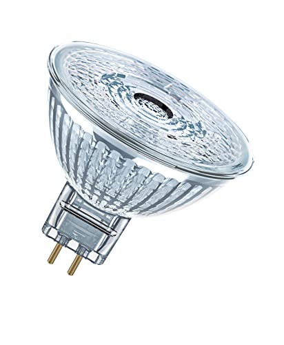 OSRAM LED STAR MR16 12 V Bombilla LED reflectora, Casquillo GU5.3, 2700 K, 8W, Equivalente a 50W, Blanco cálido