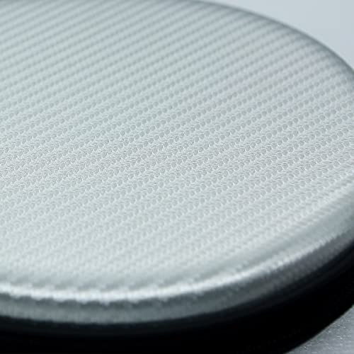 Rintifia Ping Pong Paddle Case - Hard Shell Table Tennis Racket Cover With Ball Holder - Protects And Stores 2 Rackets - Durable And Drop-Resistant - Great Gift For Ping Pong Enthusiasts (Silver) #TOP5