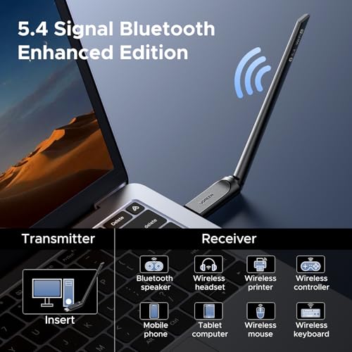 Image of UGREEN AX900 + Bluetooth 5.4 USB Bluetooth WiFi Adapter Dual Band