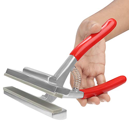 Kurtzy Canvas Stretching Pliers - 19.2 X 12.01Cm / 7.55 X 4.72 Inches - Wide Metal Alloy Artist Tool With Padded Spring Return Handles For Stretcher Bars And Framing Art #TOP2