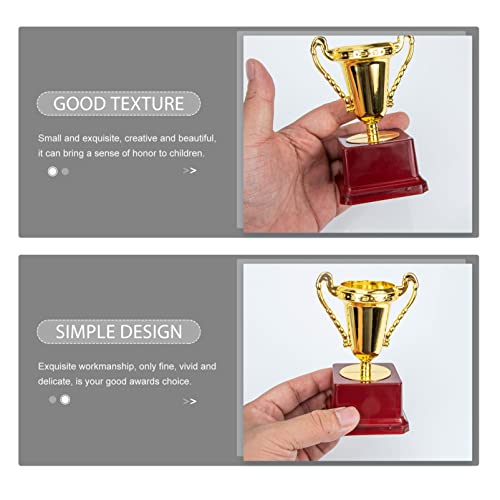 Conjunto de Troféus E Medalhas Prêmio de Ouro Copos de Troféus Medalhas de Vencedor Vencedor Do Luga