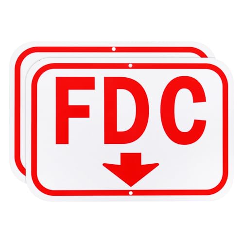 Panneau FDC pour connexion des pompiers plaque aluminium de sécurité incendie