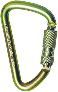 MSA 506572 Automatic Twist Locking Steel Carabiner, 7/8