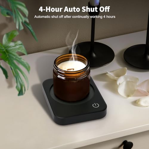 Image of VOBAGA Coffee Mug Warmer, 4 Hours Auto Shut Off Cup Warmer for Office Home Desk with 3 Temperature Settings, Electric Coffee Warmer for Cocoa,Tea, Milk, Soup, Coffee Gifts Accessories for Women Men