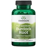 Swanson Burdock Root Kidney & Liver Support - Detox Skin Helps Remove Toxins from The Body - Support Well Being and Healthy Immune System - Herbal Antioxidant Supplement (460 mg 100 Capsules)