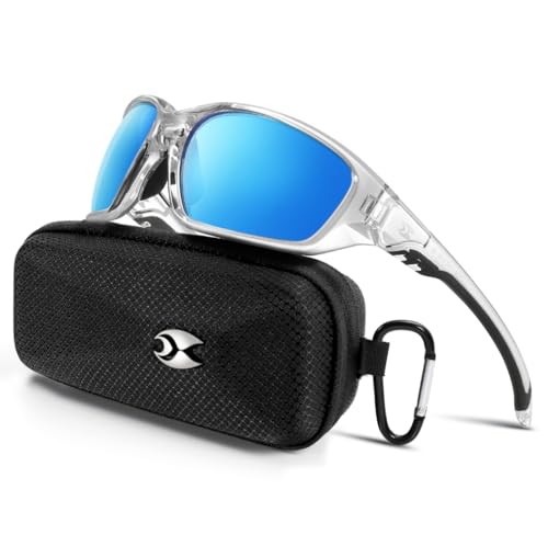 Image of suoso Sports Polarized Sunglasses for Men: Womens UV400 Protection Sun Glasses Wrap Around Goggles for Fishing Driving TR90
