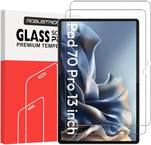 Image of Robustrion 2 Pack Tempered Glass for Moto Pad 70 Pro 13 inch Screen Protector