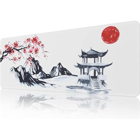 Tapis de Souris EFISH Cerisier Japonais Cover