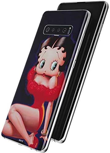 Miniatura 2 de Skinit Decal Phone Skin Compatible with Samsung Galaxy S10 Plus - Officially Licensed Betty Boop Betty Boop Red Dress Design