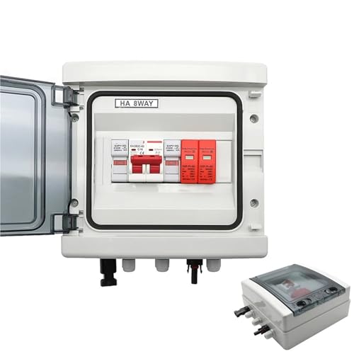 Boîte de combinaison solaire PV 500V évite les courts-circuits avec disjoncteur 63A
