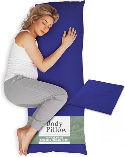 Snuggle-Pedic Body Pillow for Side Sleepers for Adults - Full...