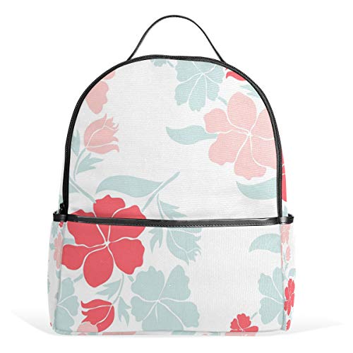 Backpack Beautiful Floral2 Schoolbag 1-3th Grade for Boys Teen Girls Kids, Multicolor., talla única