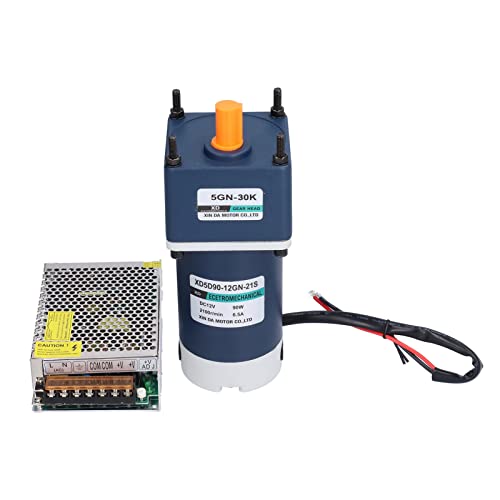 Moteur à engrenages CC 12V 90W Aramox avec régulateur de vitesse boîte de vitesses CW CCW