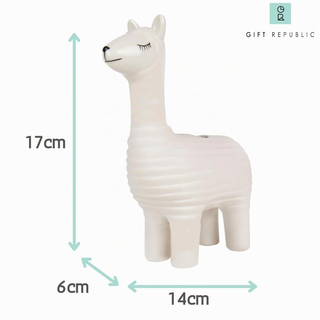 Gift Republic - Planteur de Lama | Céramique pour cultiver des graines de chia | Kit de démarrage pour graines de chia | Cadeau de Noël, anniversaire