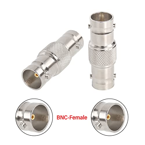 Adaptador BNC 75 Ohm SDI conector barril hembra a hembra cable coaxial 2