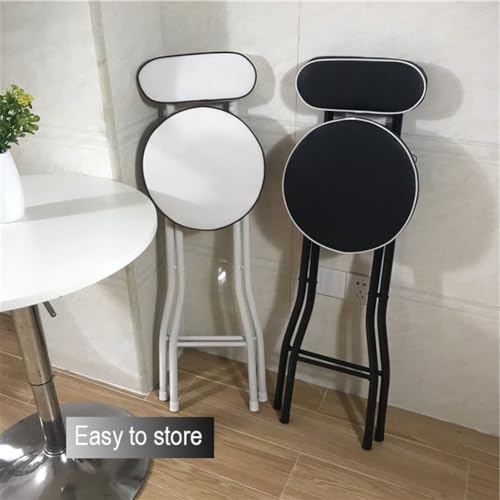 Tabouret de bar pliable rembourré solide pour optimiser l'espace dans les petits salons - 5