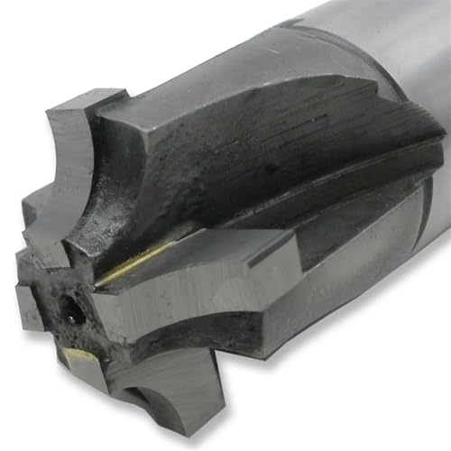 Uchaoche Concave Radius Milling Cutters Welding Blade Type Tungsten Steel R Angle Chamfer Cutter Workpiece Chamfering Processing 1Pcs cover