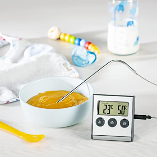 ideal für stressfreies Kochen und Grillen im Freien. - Detailansicht von Xavax 2in1 Bratenthermometer Deal – Dealfoxx.de