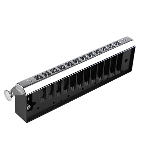 Peigne d’orgue à bouche chromatique, aspect fin résistant à la rouille Peigne Harmonica 12 trous professionnel léger pour débutant - Les Beatles, Paul McCartney, John Lennon, RIngo Starr, George Harrison Peigne d'orgue à bouche chromatique, aspect fin résistant à la rouille Peigne Harmonica 12 trous professionnel léger pour débutant