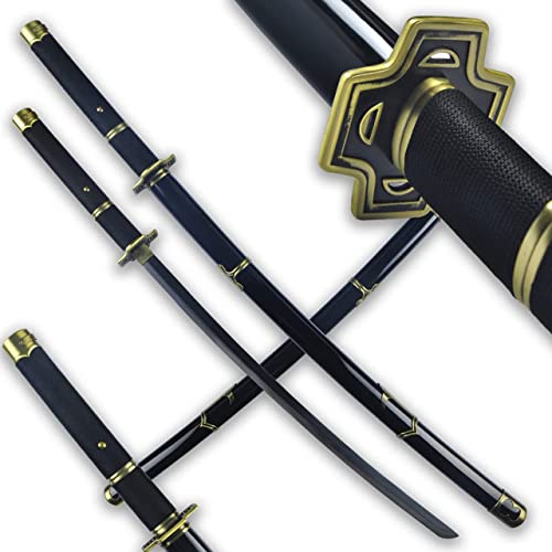 40" RORONAO Zoro Metal YUBASHIRI ONE Piece RYO WAZAMONO Sword Katana Cosplay