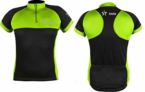 Maillot de cyclisme à manches courtes pour homme Sikma anti-frottement séchage rapide pour vélo