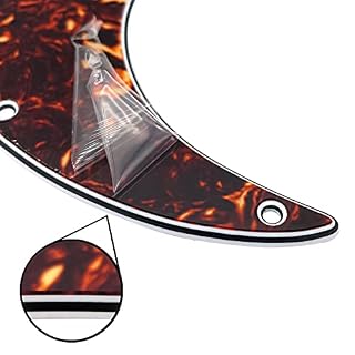WGOEODI Pickguard SSS pour gaucher White Pearl, Plaque Anti-Rayures 11 Trous, avec vis pour Guitare St,Brown Tortoise… - Les Beatles, Paul McCartney, John Lennon, RIngo Starr, George Harrison WGOEODI Pickguard SSS pour gaucher White Pearl, Plaque Anti-Rayures 11 Trous, avec vis pour Guitare St,Brown Tortoise… – Image 5