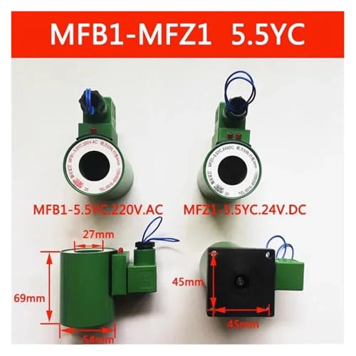 Électrovanne MFB1-3 pour automatisation d'atelier en AC380V