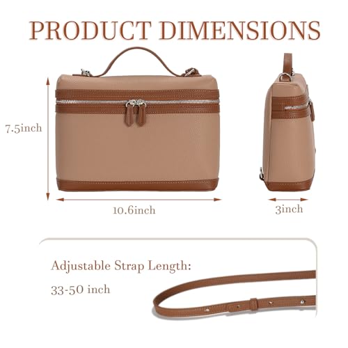 Crossbody Bag Purses for Women Trendy Vegan Leather Shoulder Bag for Women Satchel Purse3