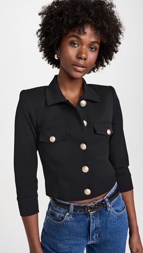 L'AGENCE Women's Kumi Croppd Fitted Jacket2